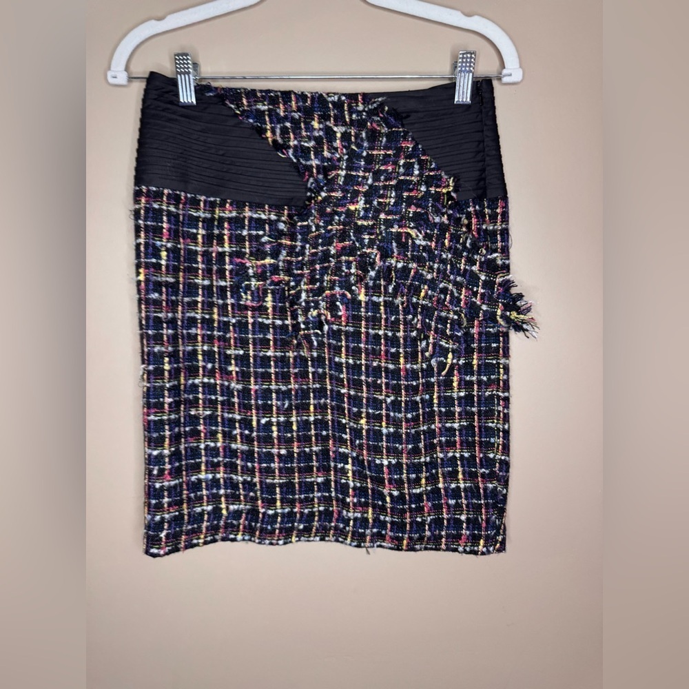 Tulle for Anthropologie Academia tweed pencil skirt size 2